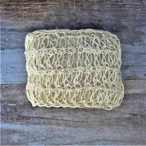 100% Natural Sisal Sponge & Scrub - Soft Exfoliating Cushion