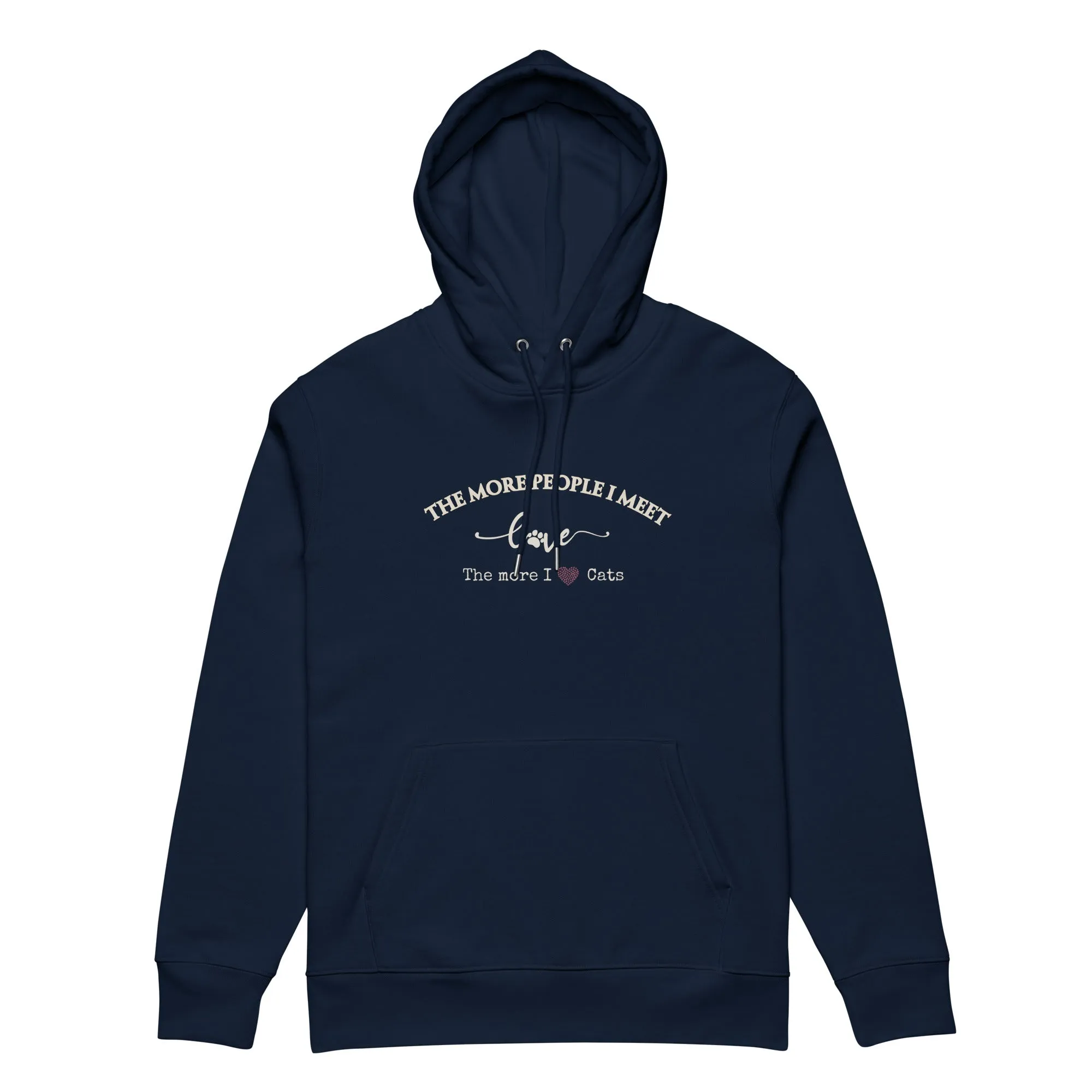 100% Organic Cotton Hoodie for Cat Lovers - Cozy & Vegan