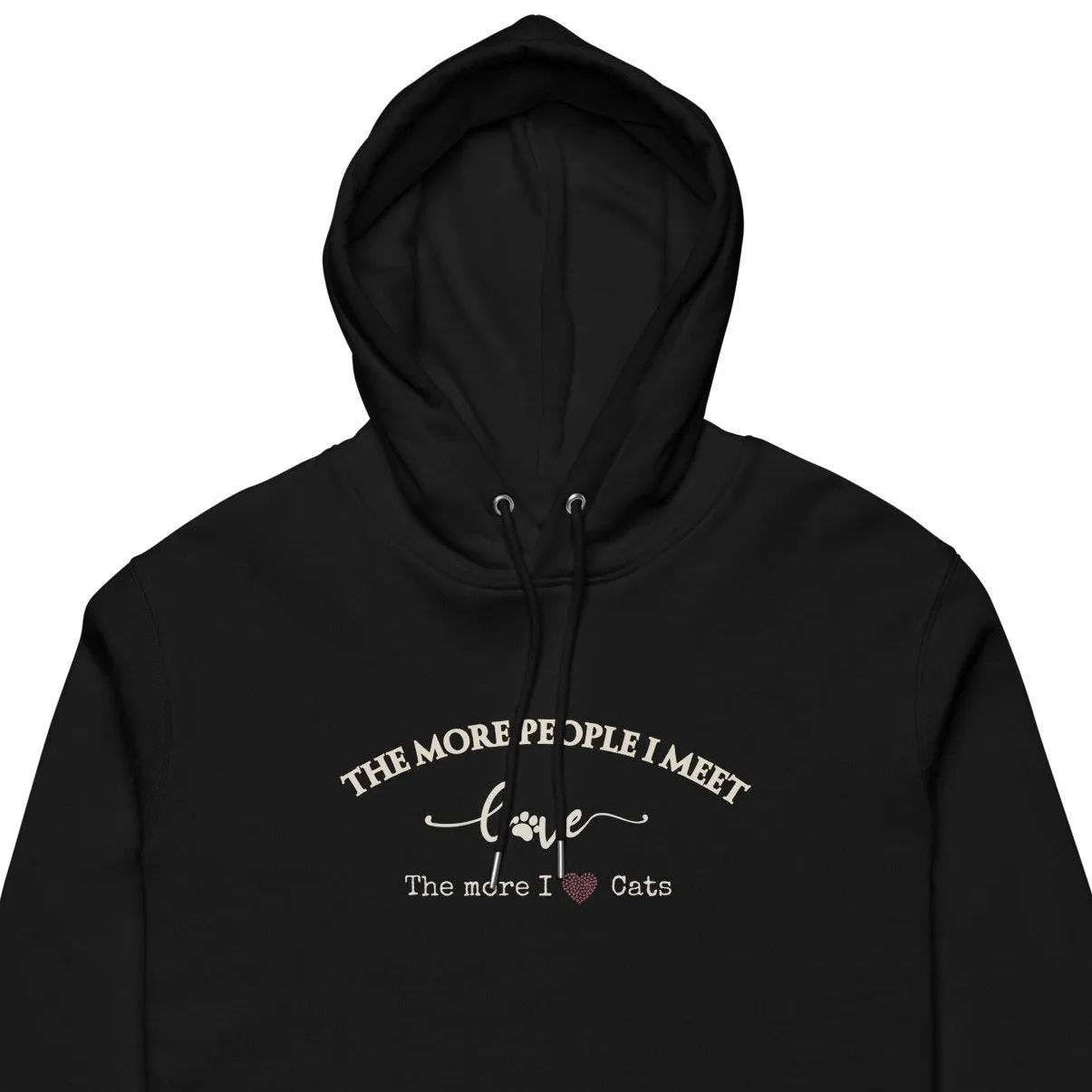 100% Organic Cotton Hoodie for Cat Lovers - Cozy & Vegan