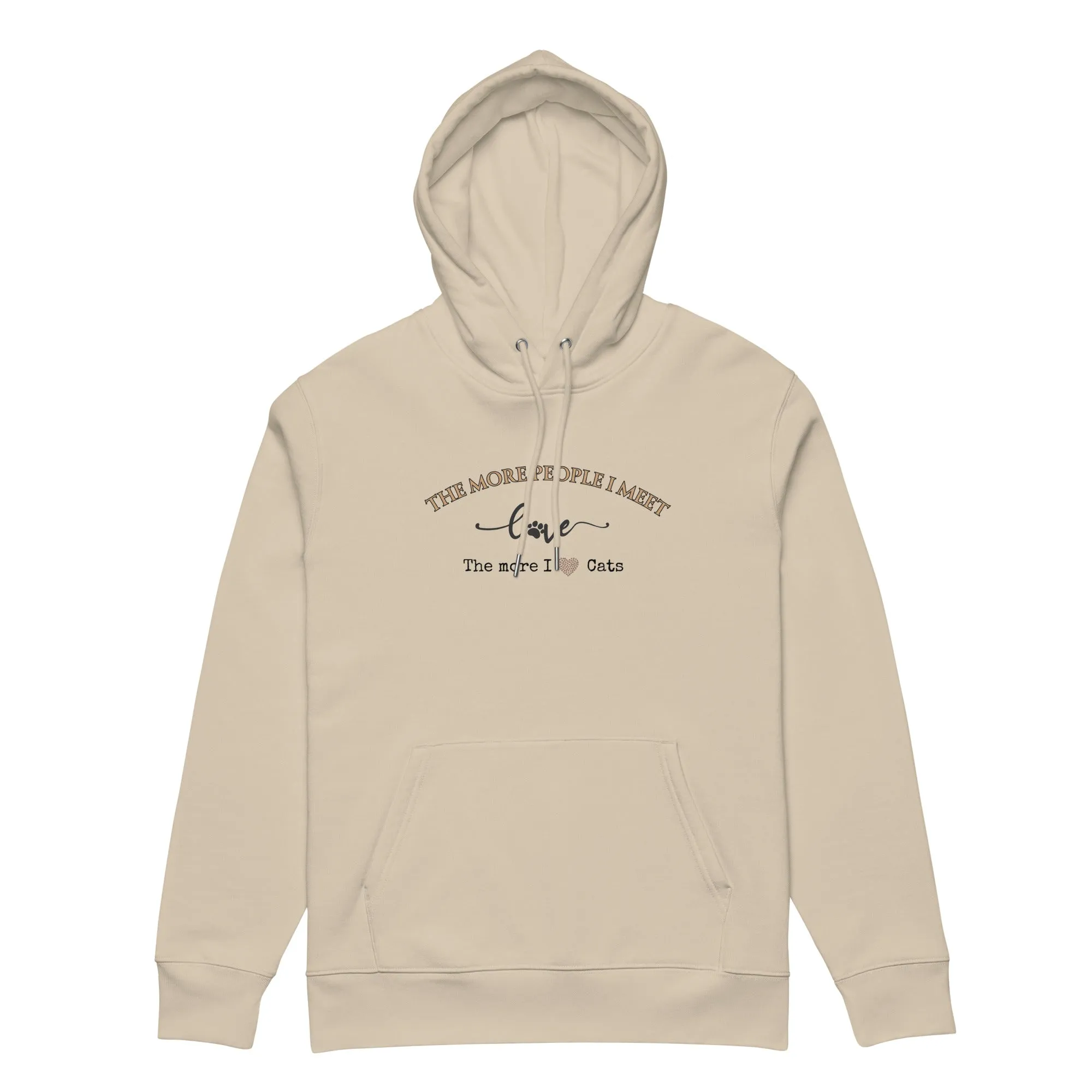 100% Organic Cotton Hoodie for Cat Lovers - Cozy & Vegan