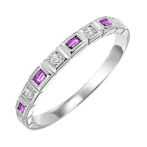 10KT White Gold & Diamonds Stunning Fashion Ring - 1/6 CTW