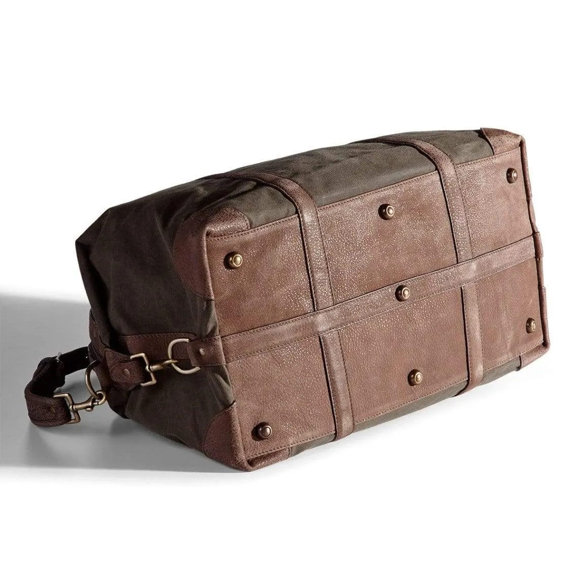 22" Waxed-canvas duffel