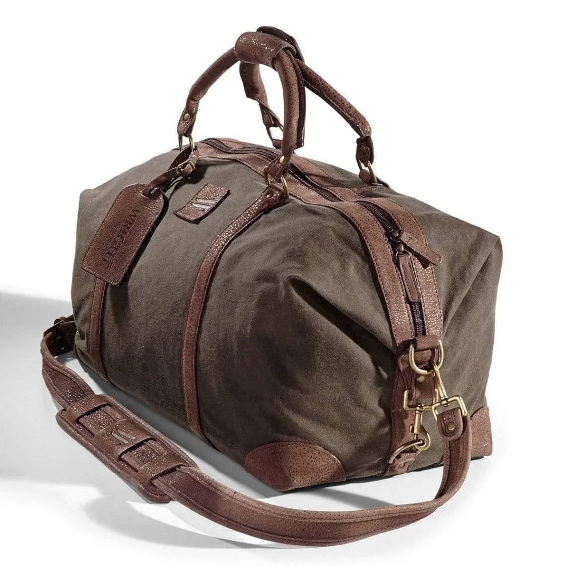 22" Waxed-canvas duffel