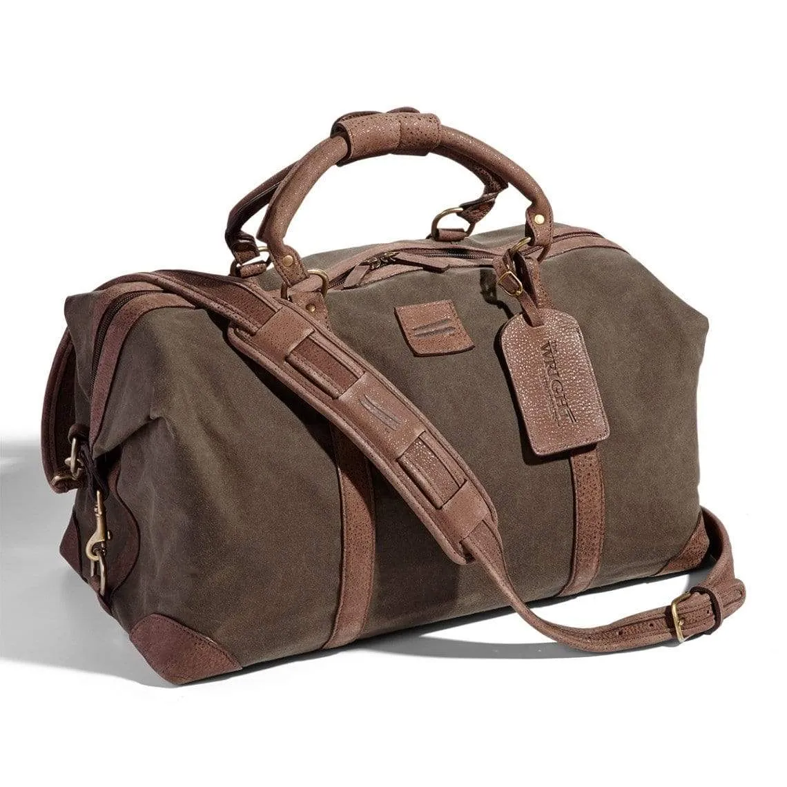 22" Waxed-canvas duffel