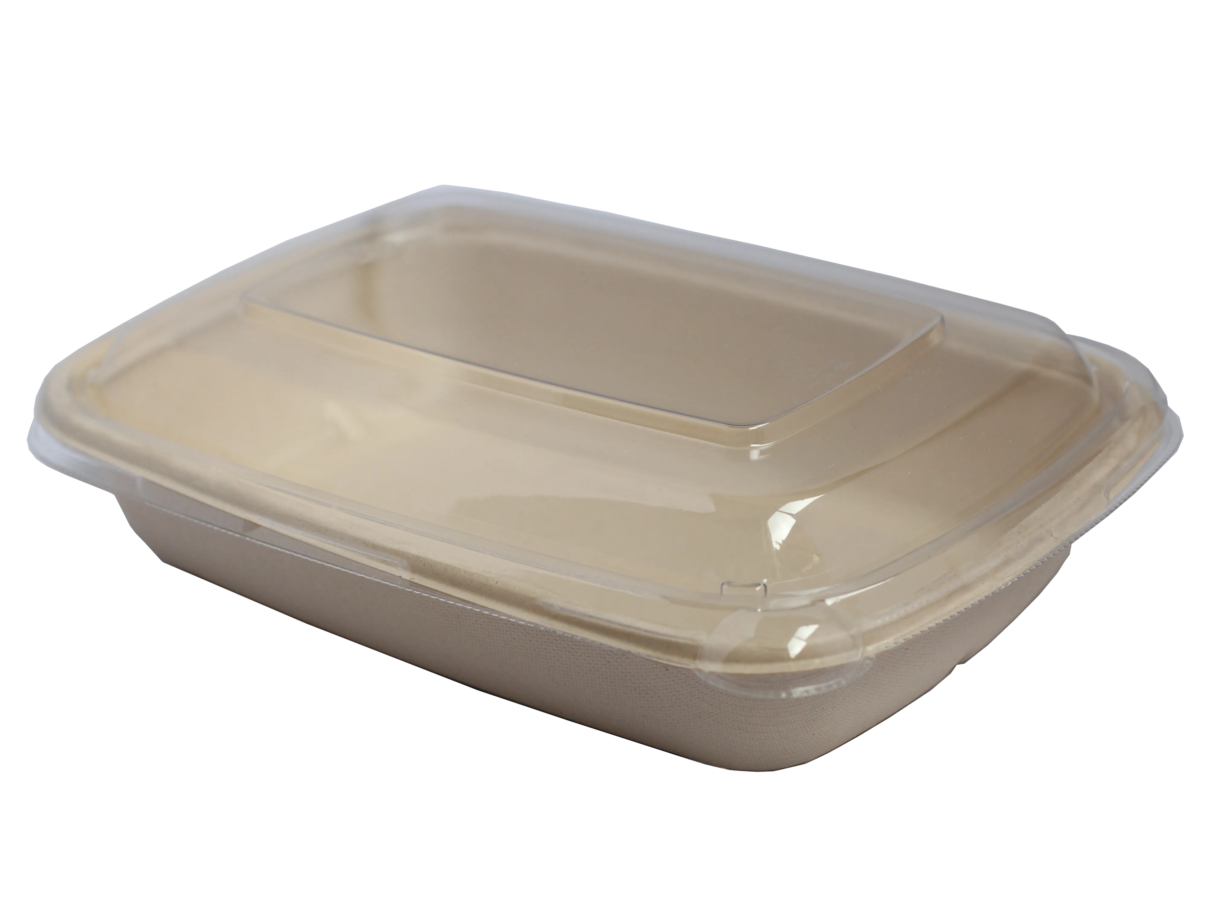 24oz Rectangular Fiber Container