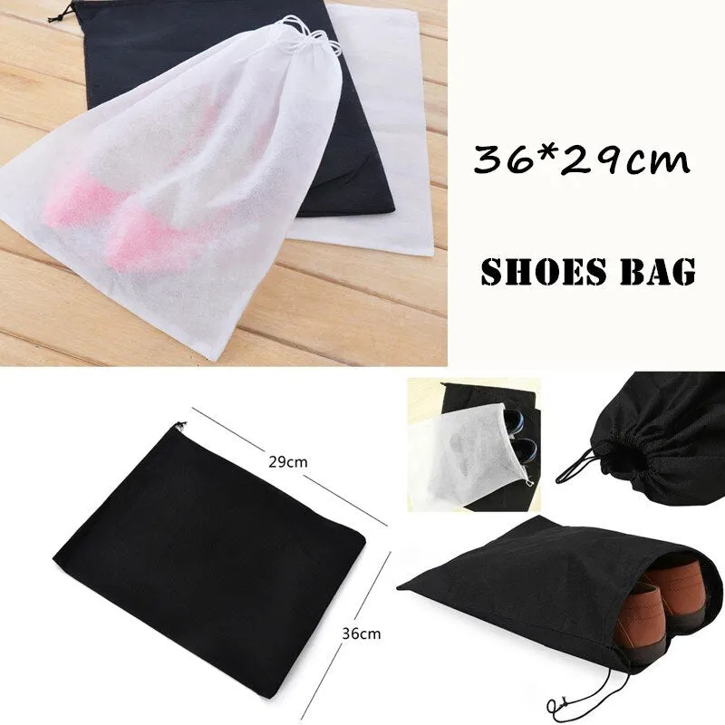 2PCS/4PCS Portable Shoes Bag Travel Storage Pouch Drawstring Dust Bags Non-woven Storage Bag