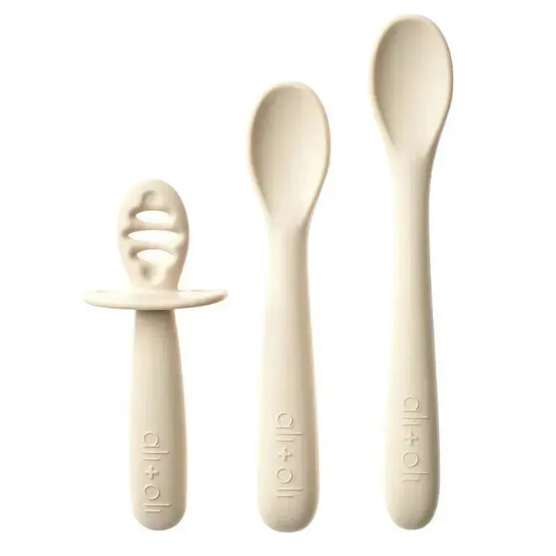 Ali   Oli - 3Pk Multi Stage Spoon Set For Baby, Coco