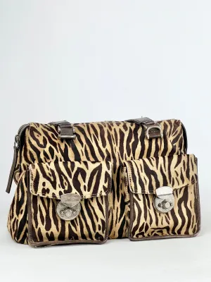 Animal Print Cowhide   Leather Bag