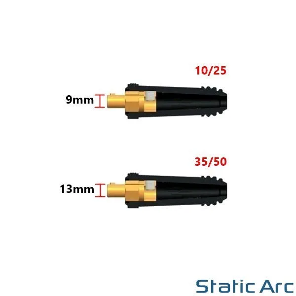 ARC ELECTRODE HOLDER WELDING CABLE MMA STICK CLAMP 200A 10-25/35-50 DINSE DKJ