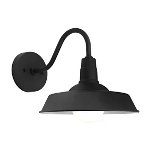 Arizona Small Black Industrial Coach Outdoor Wall Light