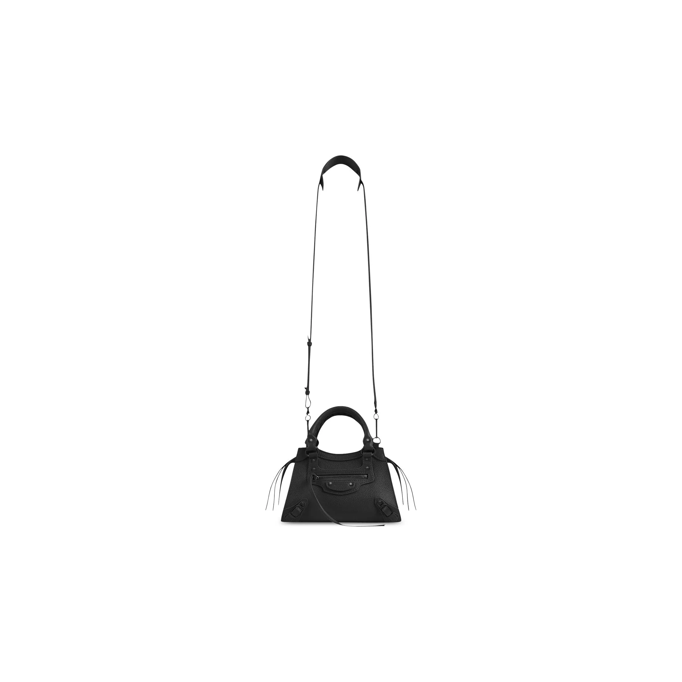 BALENCIAGA CALFSKIN LEATHER NEO MINI CITY BAG