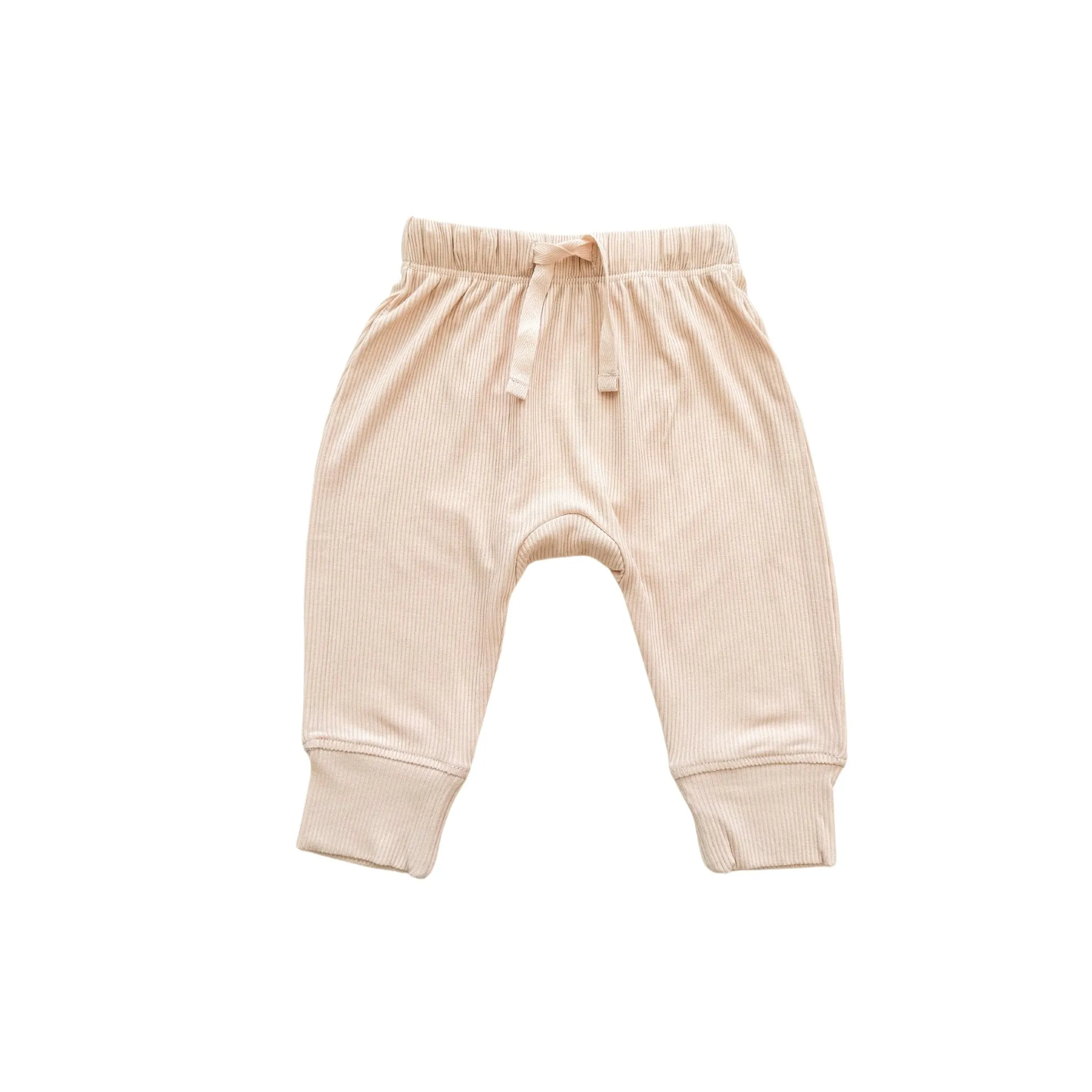 Bamboo Jogger Pants - Blush Ribbed