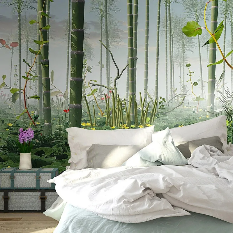 Bamboo Trees Wallpaper Mural - Stunning Nature Decor