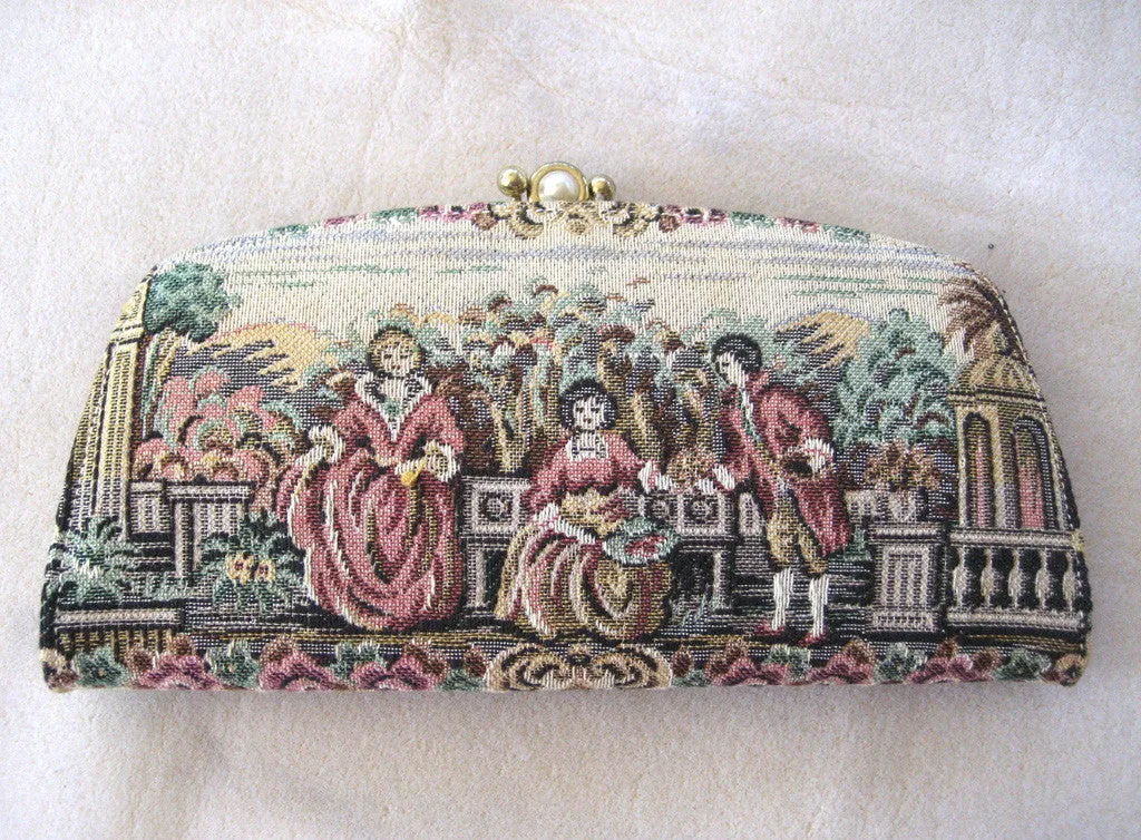 Baronet Tapestry Clutch Wallet and Key Case Set