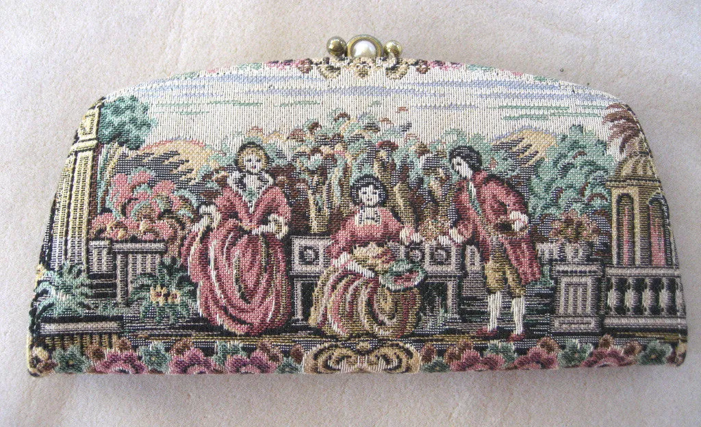 Baronet Tapestry Clutch Wallet and Key Case Set