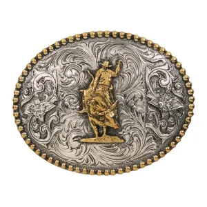 Beaded Edge Bull Rider Buckle