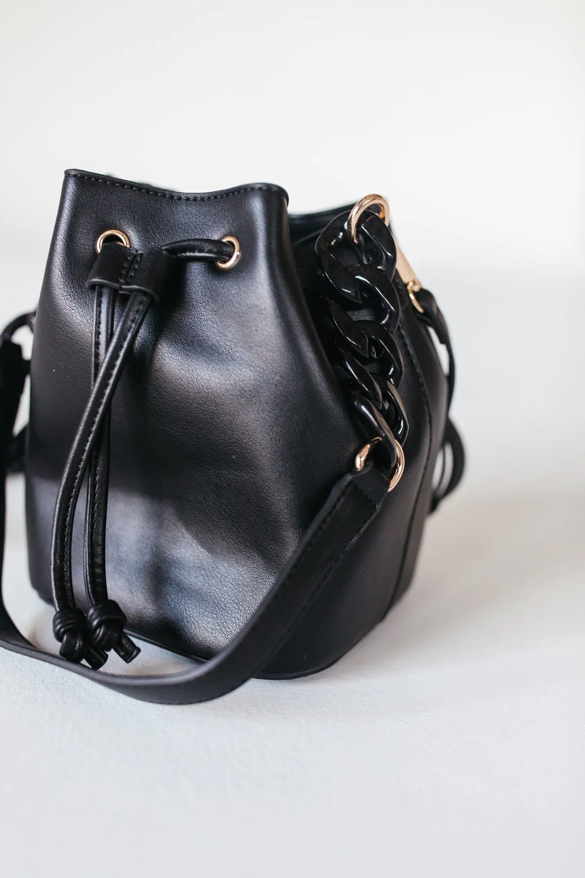 Becca Black Bucket Bag