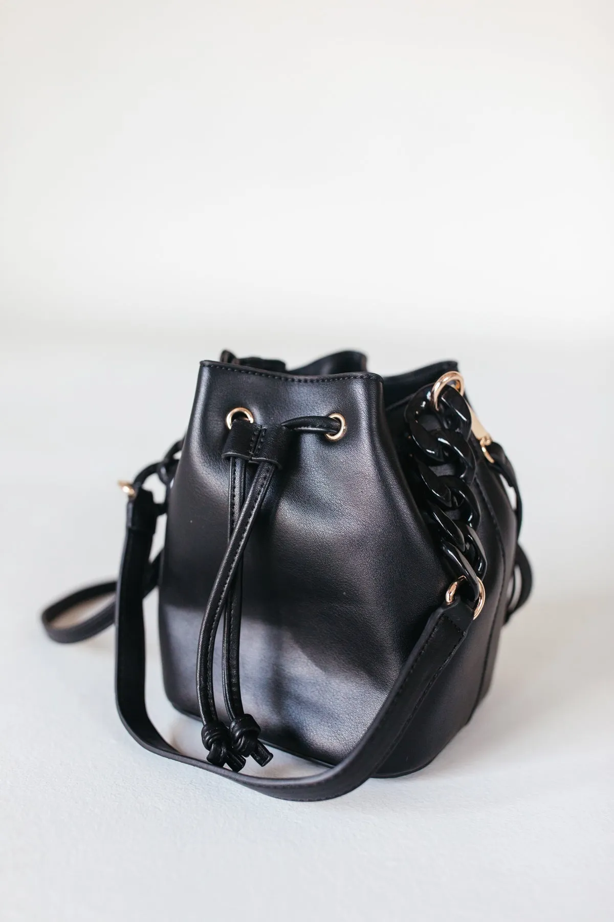 Becca Black Bucket Bag