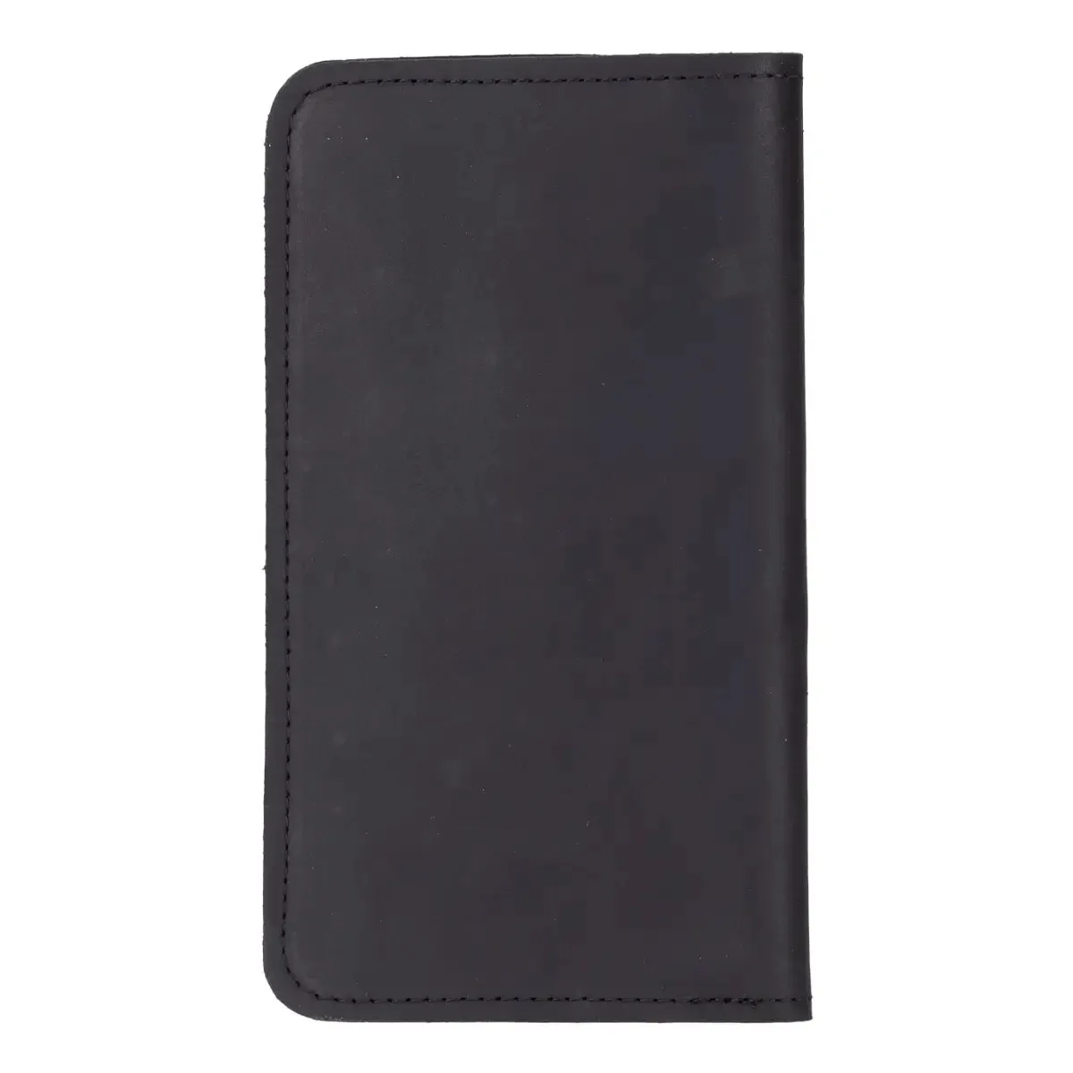 Black Leather Passport Holder