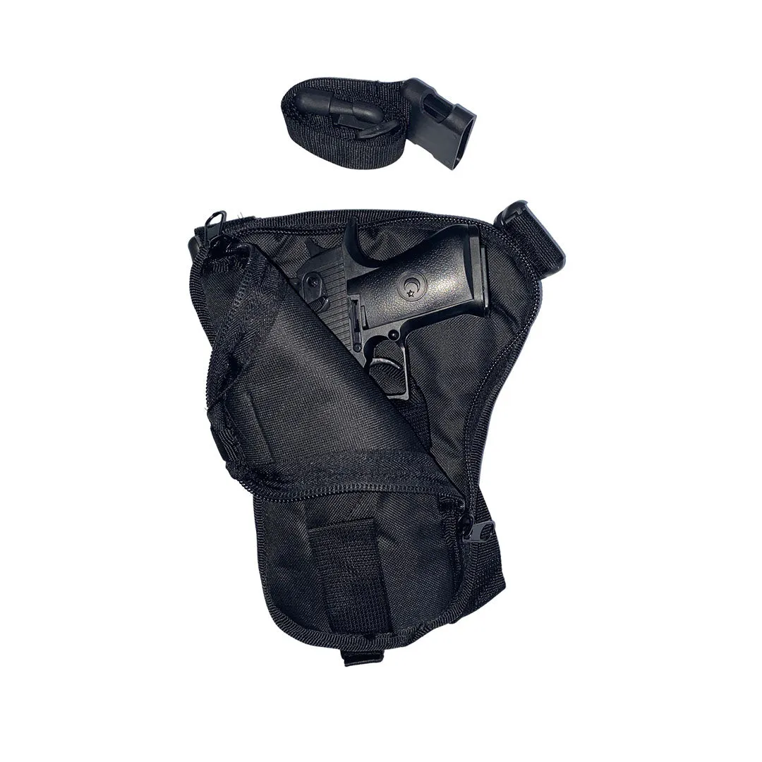 Black Shoulder or Leg Gun Carrying Bag with Strap