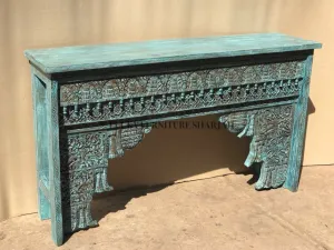 Boho Carved Console