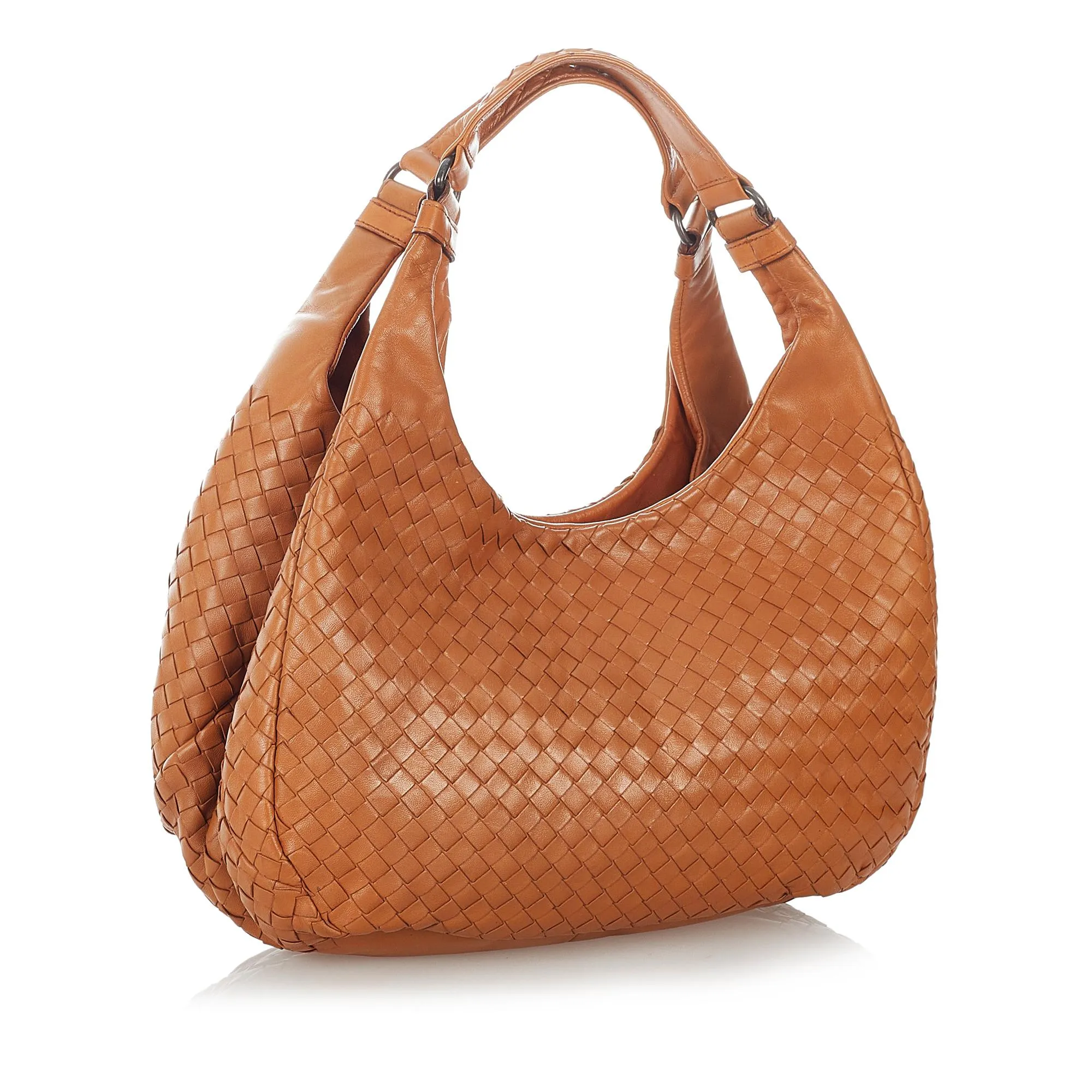 Bottega Veneta Intrecciato Campana Shoulder Bag (SHG-26858)