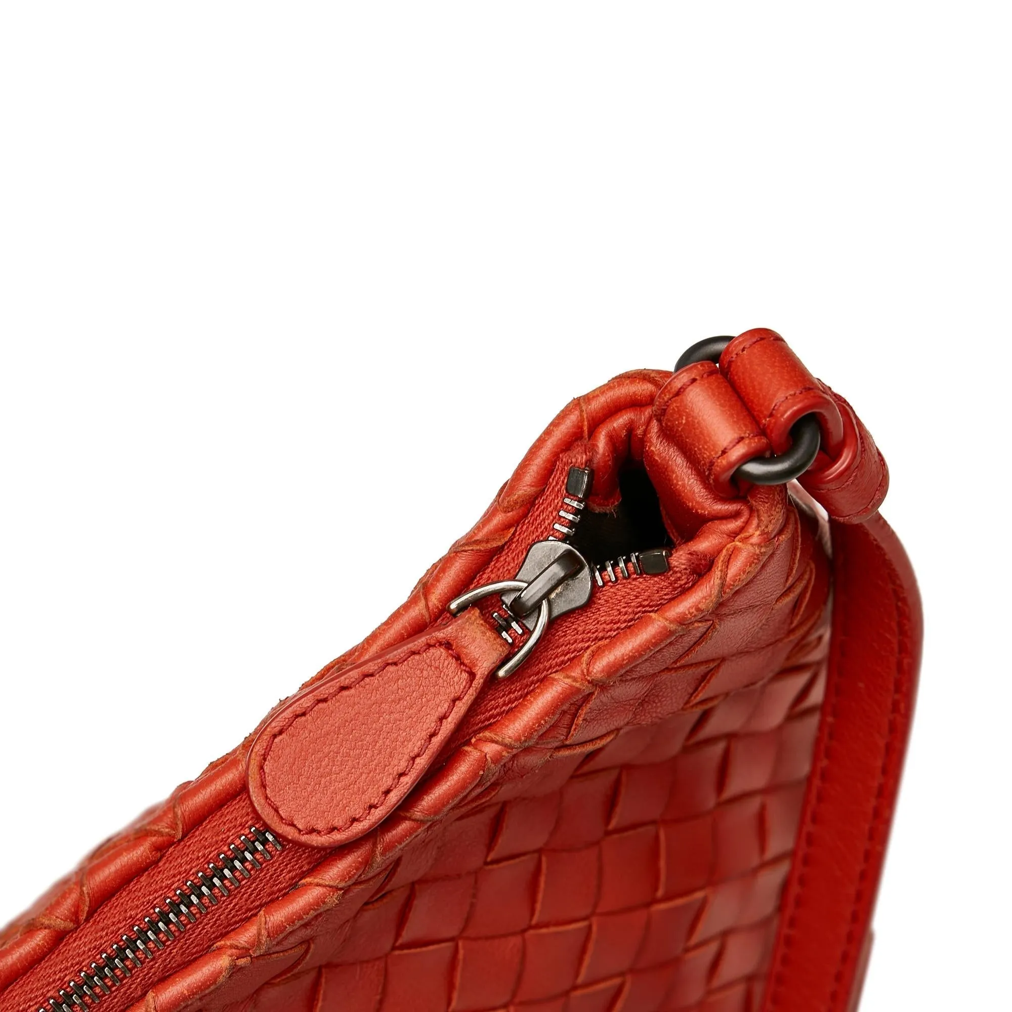 Bottega Veneta Intrecciato Leather Crossbody Bag (SHG-33056)