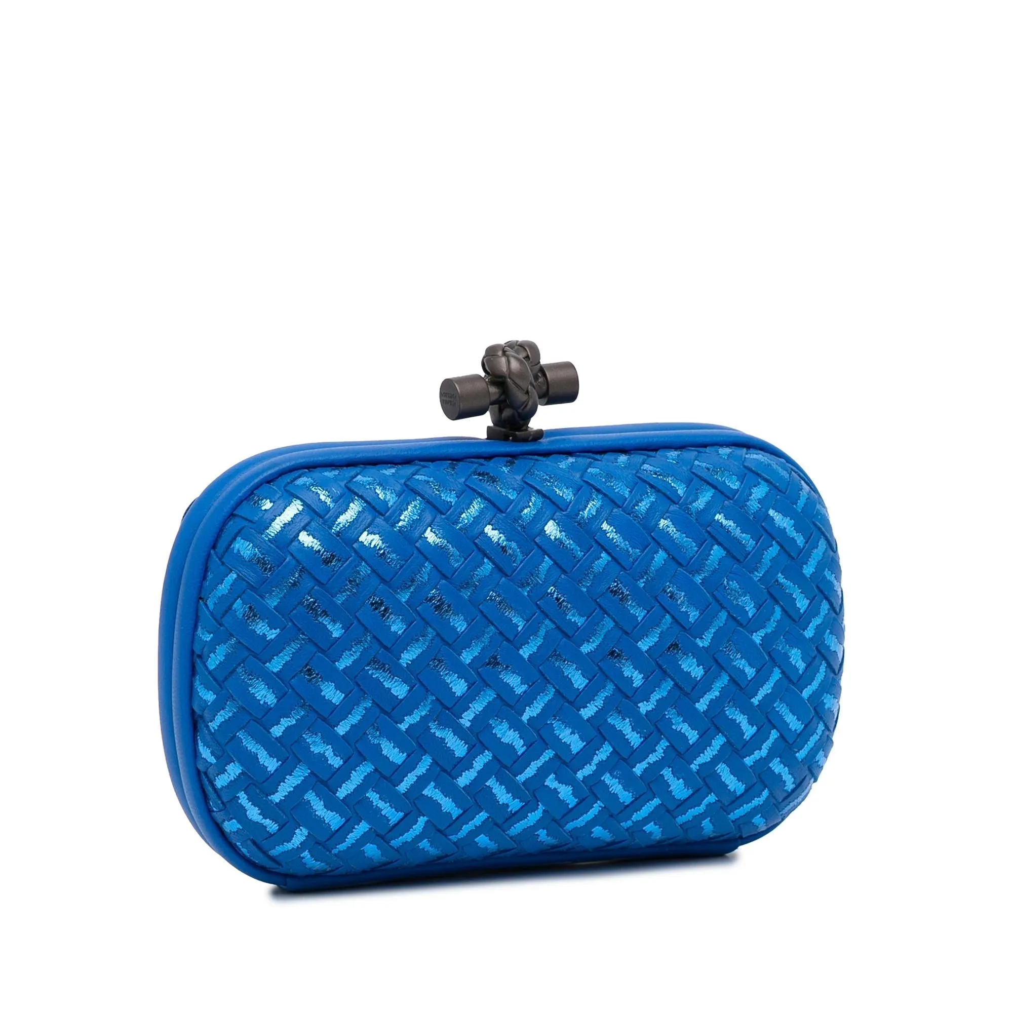 Bottega Veneta Intrecciato Leather Knot Clutch (SHG-EMGJnc)