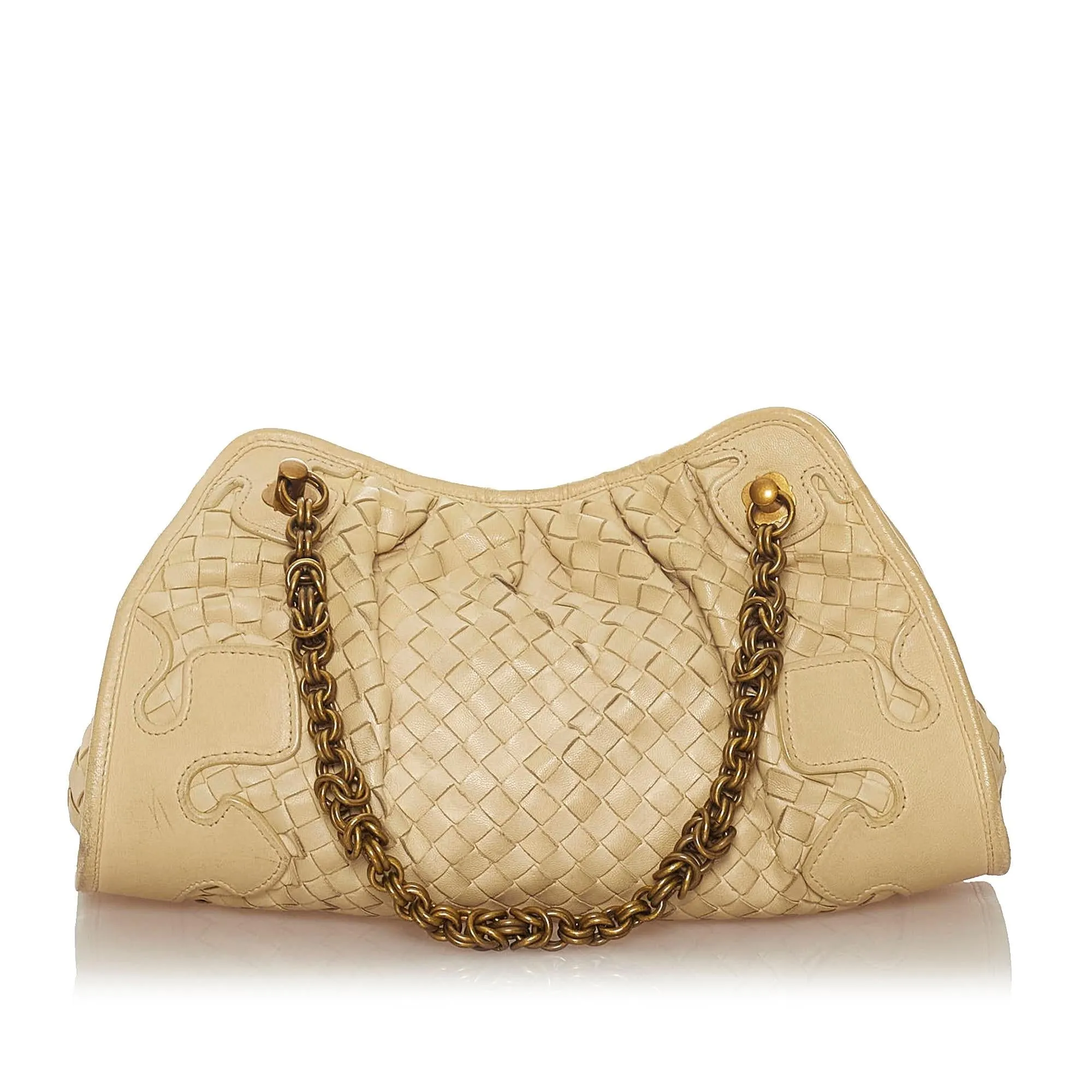 Bottega Veneta Intrecciato Leather Shoulder Bag (SHG-28138)