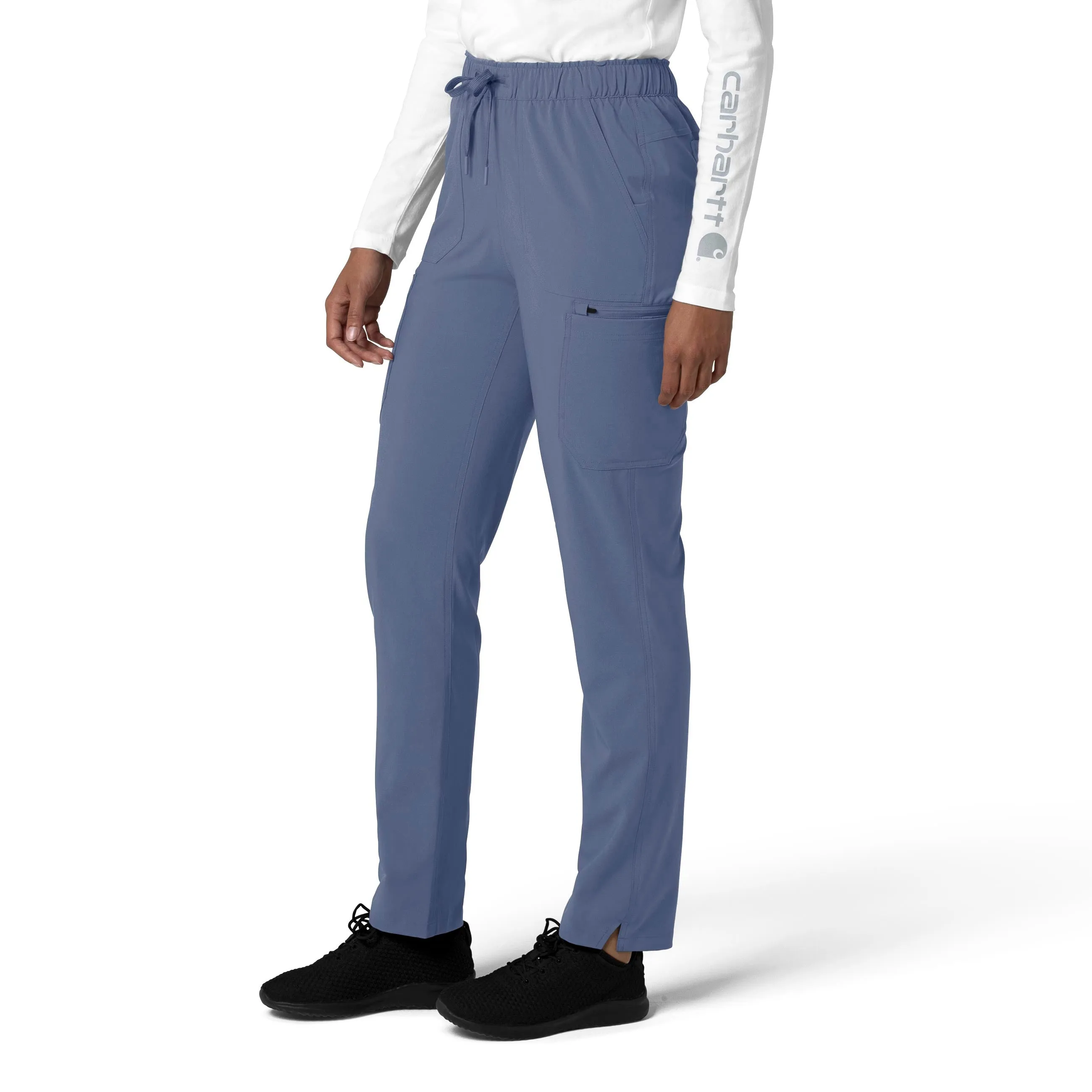 Carhartt Force Cross-Flex Women's Straight Leg Cargo Scrub Pant - Riverside