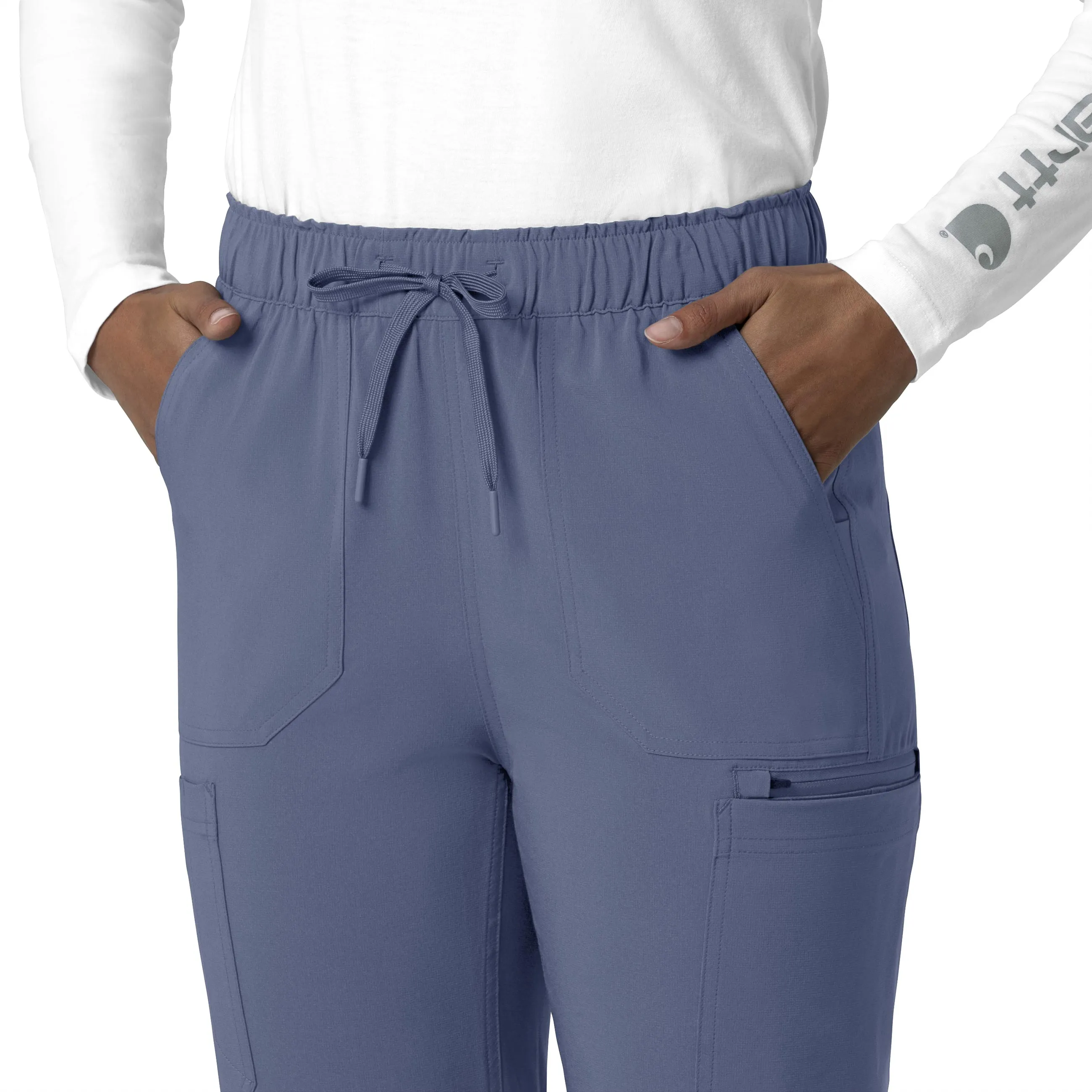 Carhartt Force Cross-Flex Women's Straight Leg Cargo Scrub Pant - Riverside