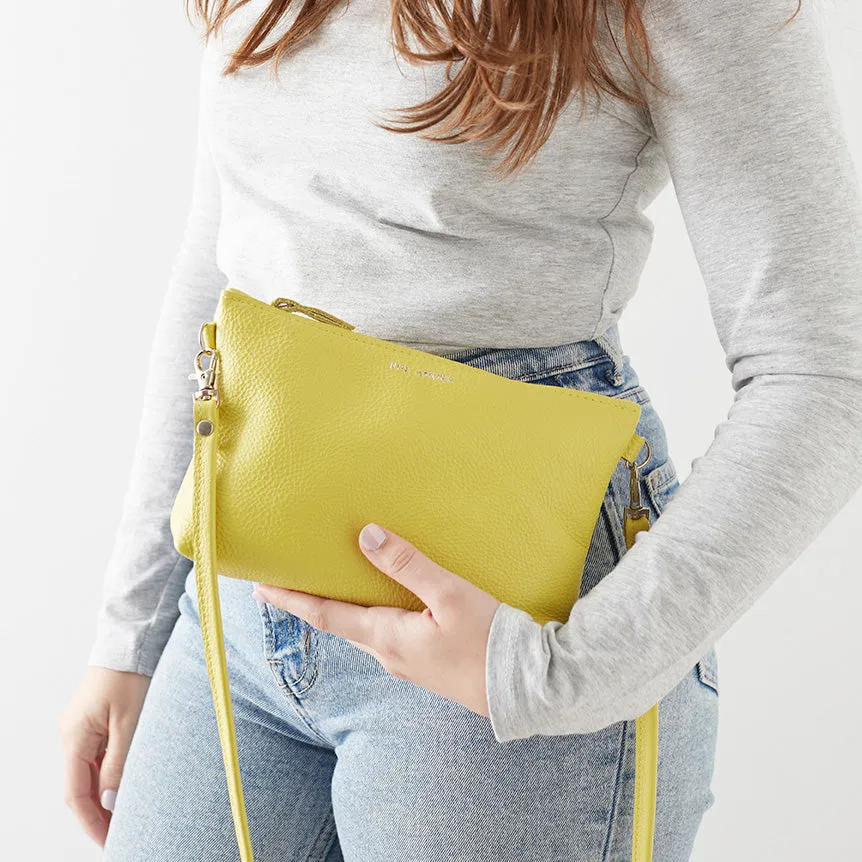 Citrus Leather Crossbody Bag