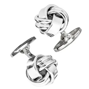 Classic Knot Sterling Cufflinks