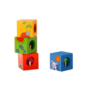 Classic World Discovery Cubes with Animal Puzzle