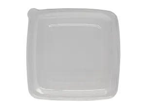 Clear Lid – 32/32-3-C oz Square Fiber Container