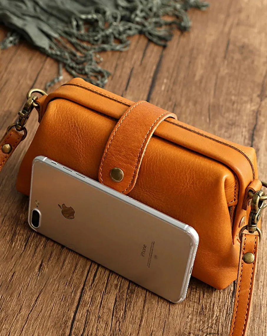 Cowhide Leather Crossbody Bag