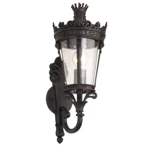 Crown Large Antique Bronze Royal Coach Exterior Light