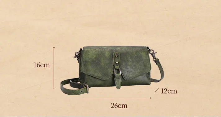 Cute Womens Brown Leather Crossbody Side Bags For Women