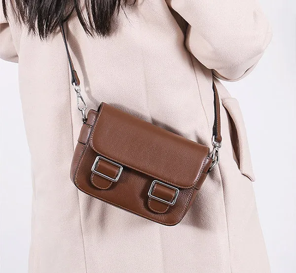 Cute Womens Leather Satchel Bag Crossbody Bags Purse for Women