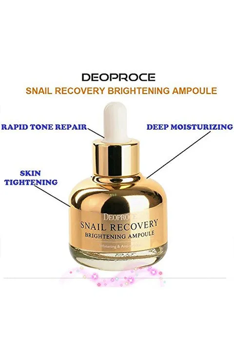 [DEOPROCE] Snail Recovery Brightening Ampoule (30mL/1.01fl.oz)