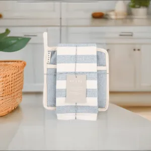 Dish Towels with Pot Holder Set