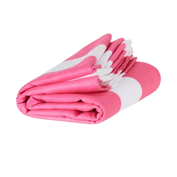 Dock & Bay Quick Dry Towel - Cabana - Phi Phi Pink – 63" x 35"