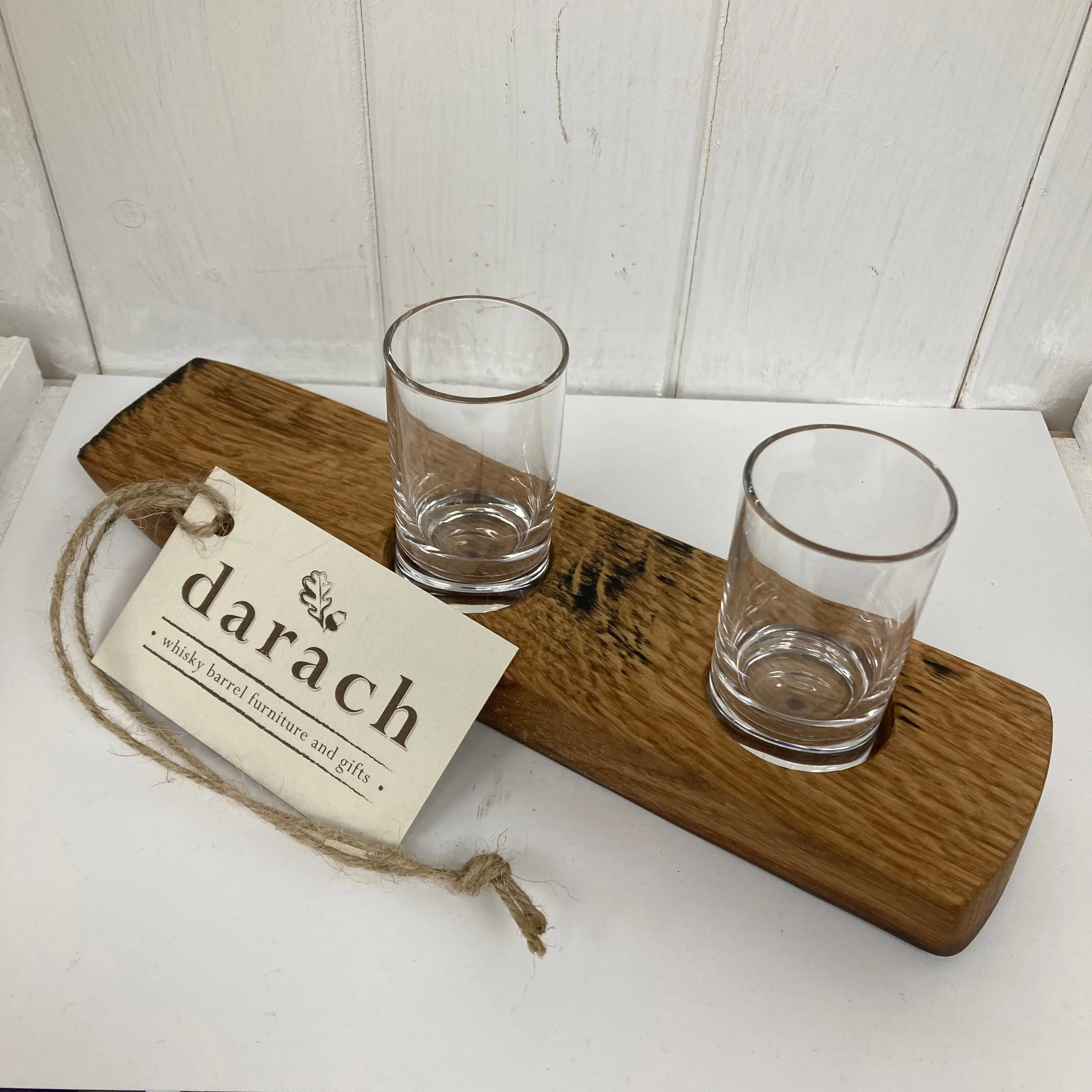 Double Shot Glass Holder