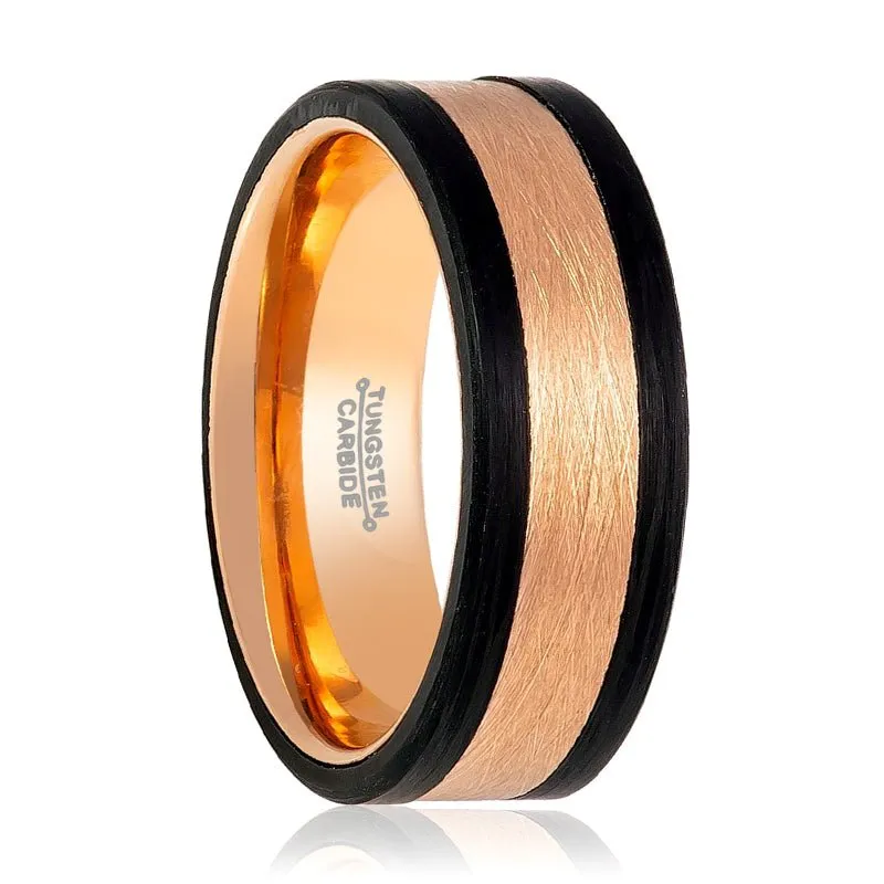 DREAMFLARE | Tungsten Ring Rose Gold