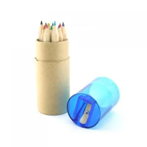 Eco Friendly 12pcs Mini Coloured Pencil W Sharpener