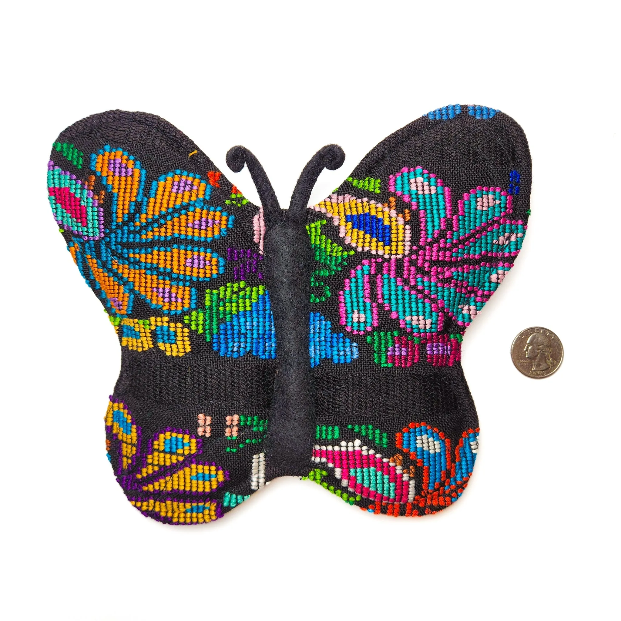 Eco-Friendly Brocade Butterfly Pot Holder