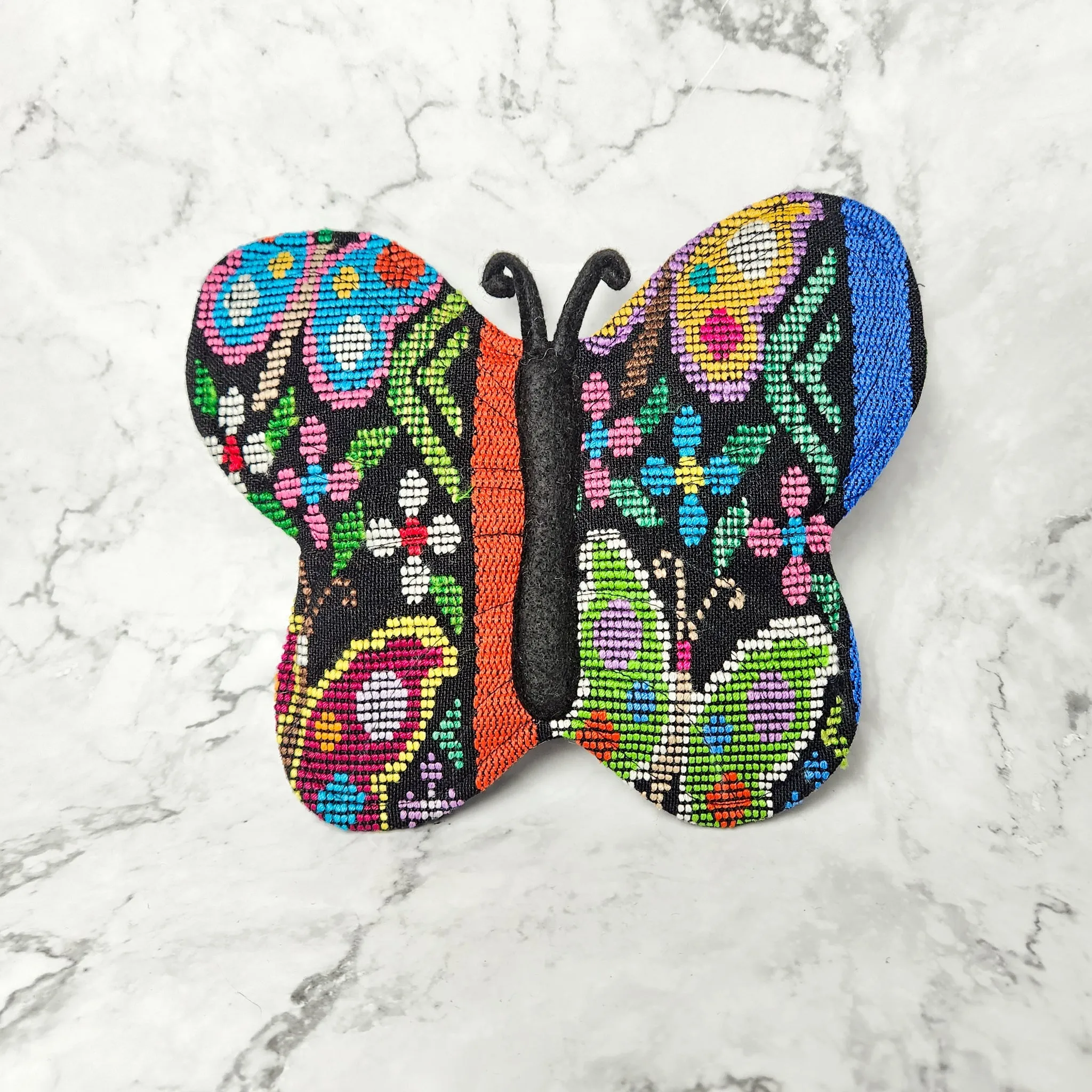 Eco-Friendly Brocade Butterfly Pot Holder