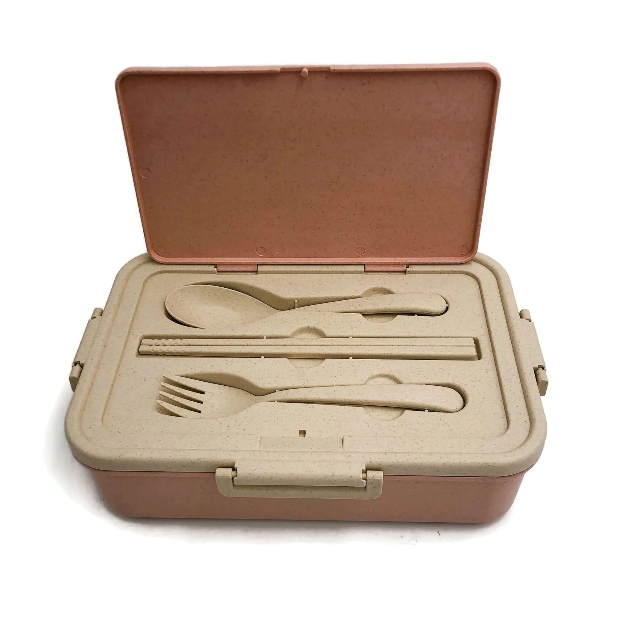 Eco-Friendly Lunch Box with Cutlery