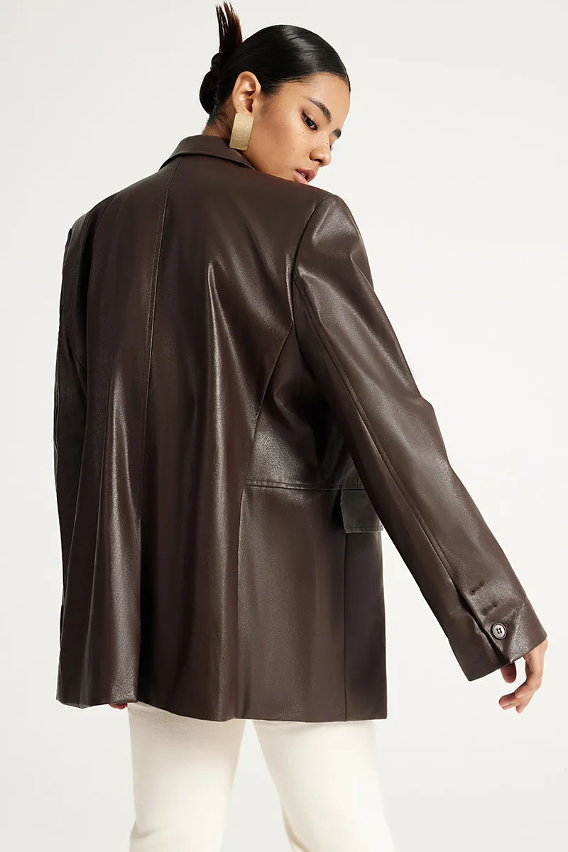 Eco-friendly Pu Leather Jacket