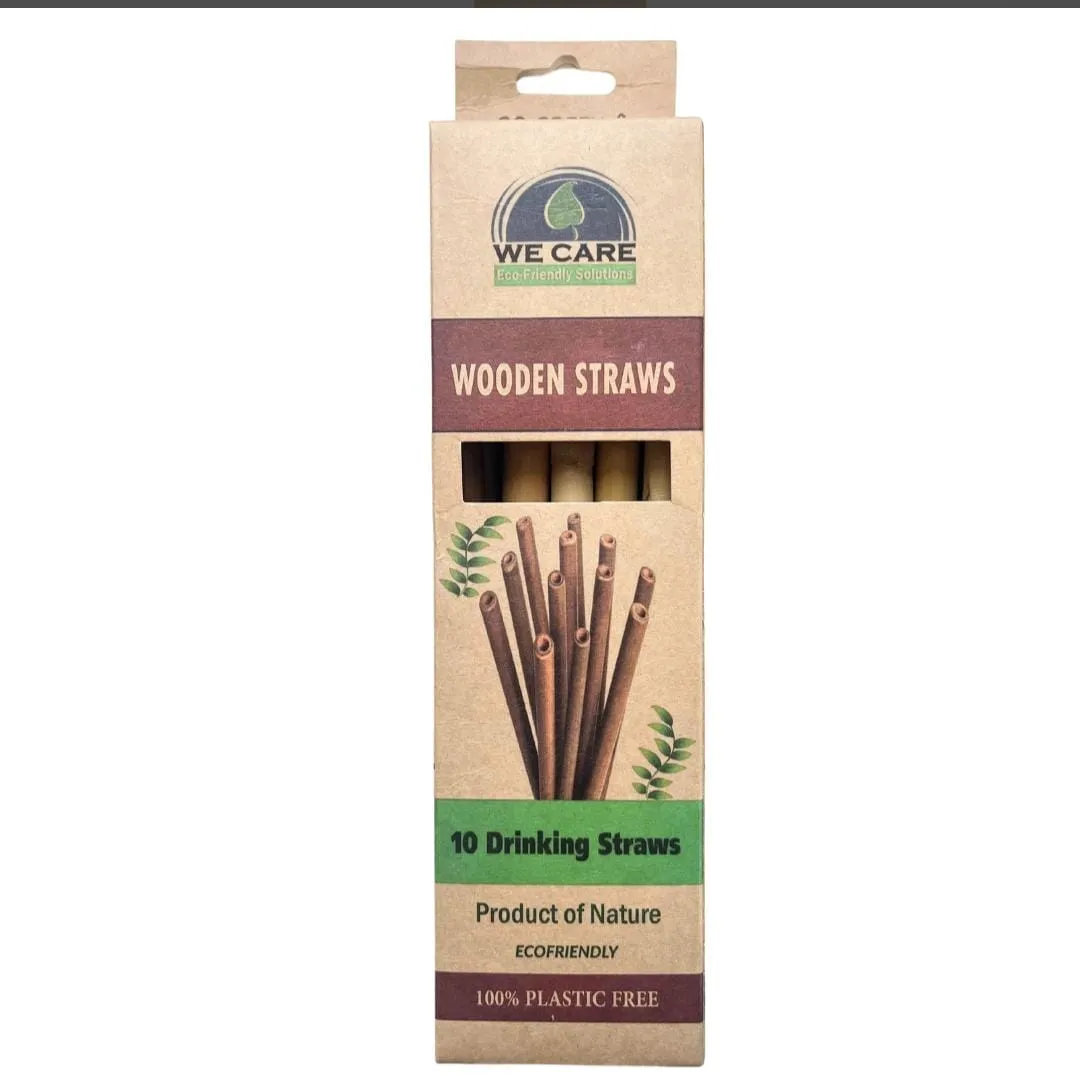 ECO Friendly Wooden Straws